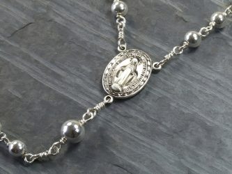 All Sterling Silver Rosary