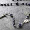 Hand-made Lapis Lazuli and Sterling Silver Rosary