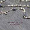 Freshwater Pearl & Blue Kyanite Rosary
