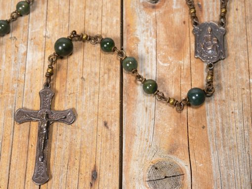 Moss Agate Rosary