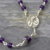 Hand-Made Amethyst and Sterling Silver Rosary