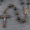 Large Hand Made Bloodstone Rosary