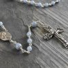 Hand Made Angel Stone & Sterling Silver Rosary